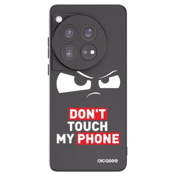 Picasee Μαύρη θήκη σιλικόνης για OnePlus 12 5G - Cloudy Eye - Transparent