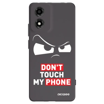 Picasee Μαύρη θήκη σιλικόνης για Motorola Moto E14 - Cloudy Eye - Transparent