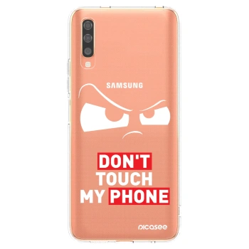 Picasee διαφανής θήκη σιλικόνης Samsung Galaxy A70 A705F - Cloudy Eye - Transparent