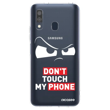 Picasee διαφανής θήκη σιλικόνης Samsung Galaxy A40 A405F - Cloudy Eye - Transparent