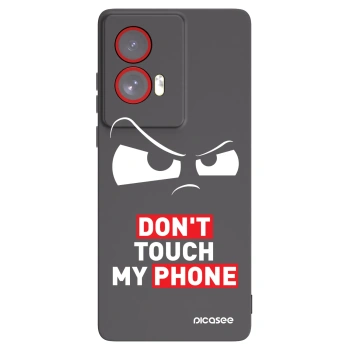 Picasee Μαύρη θήκη σιλικόνης για Motorola Edge 50 Fusion - Cloudy Eye - Transparent