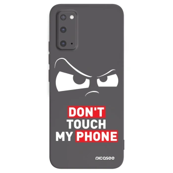 Picasee Μαύρη θήκη σιλικόνης για Samsung Galaxy S20 G980F - Cloudy Eye - Transparent