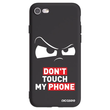 Picasee Μαύρη θήκη σιλικόνης για Apple iPhone SE 2020 - Cloudy Eye - Transparent