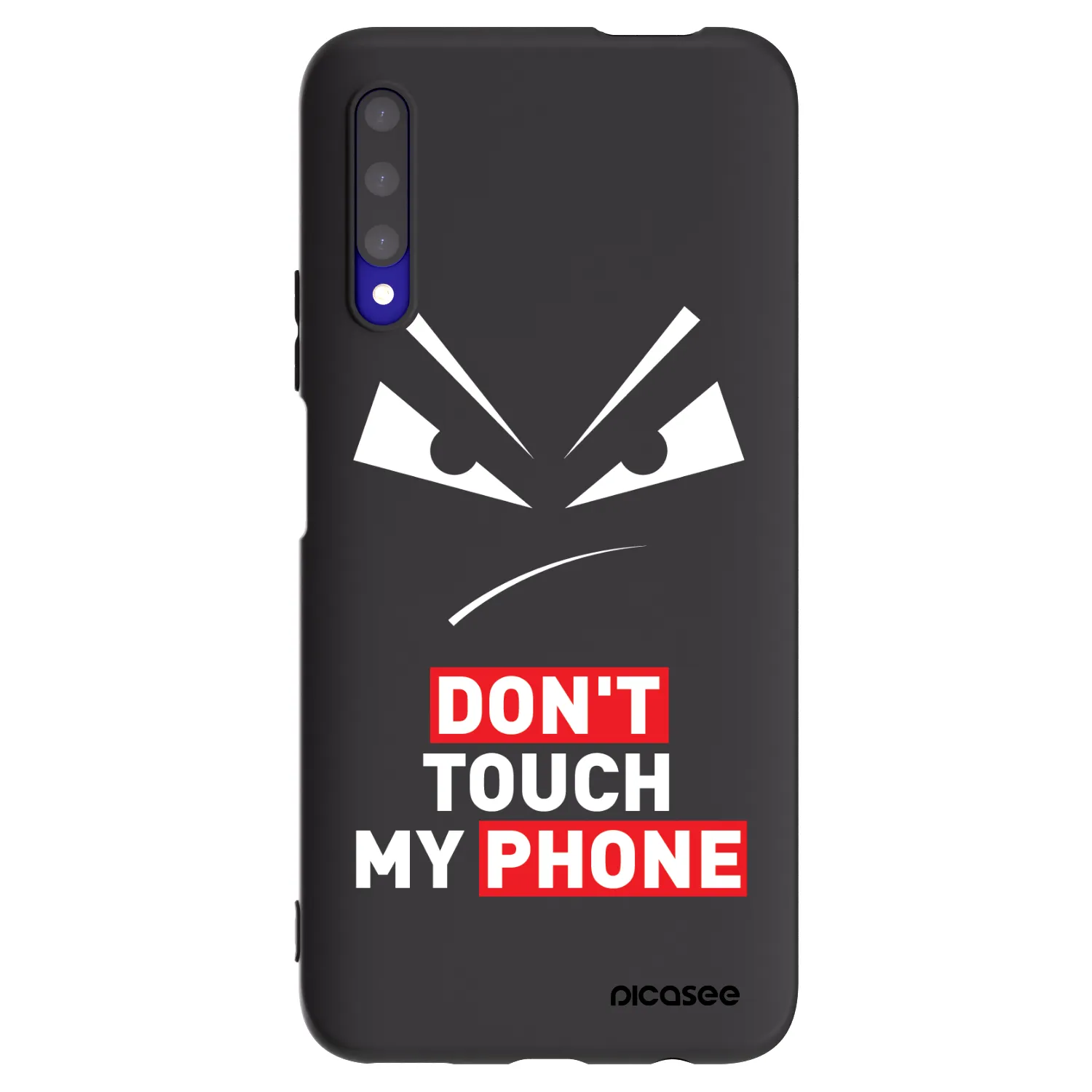 Picasee Μαύρη θήκη σιλικόνης για Honor 9X Pro - Evil Eye - Transparent