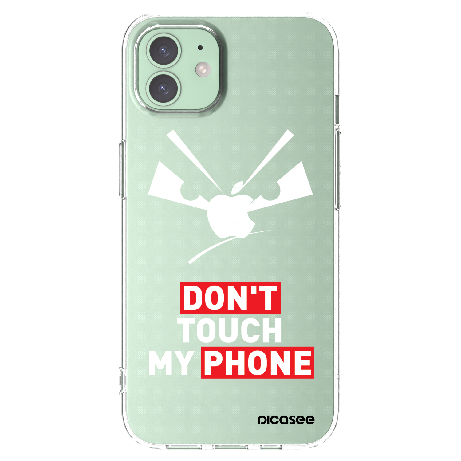 Picasee διαφανής θήκη σιλικόνης Apple iPhone 12 Pro - Evil Eye - Transparent