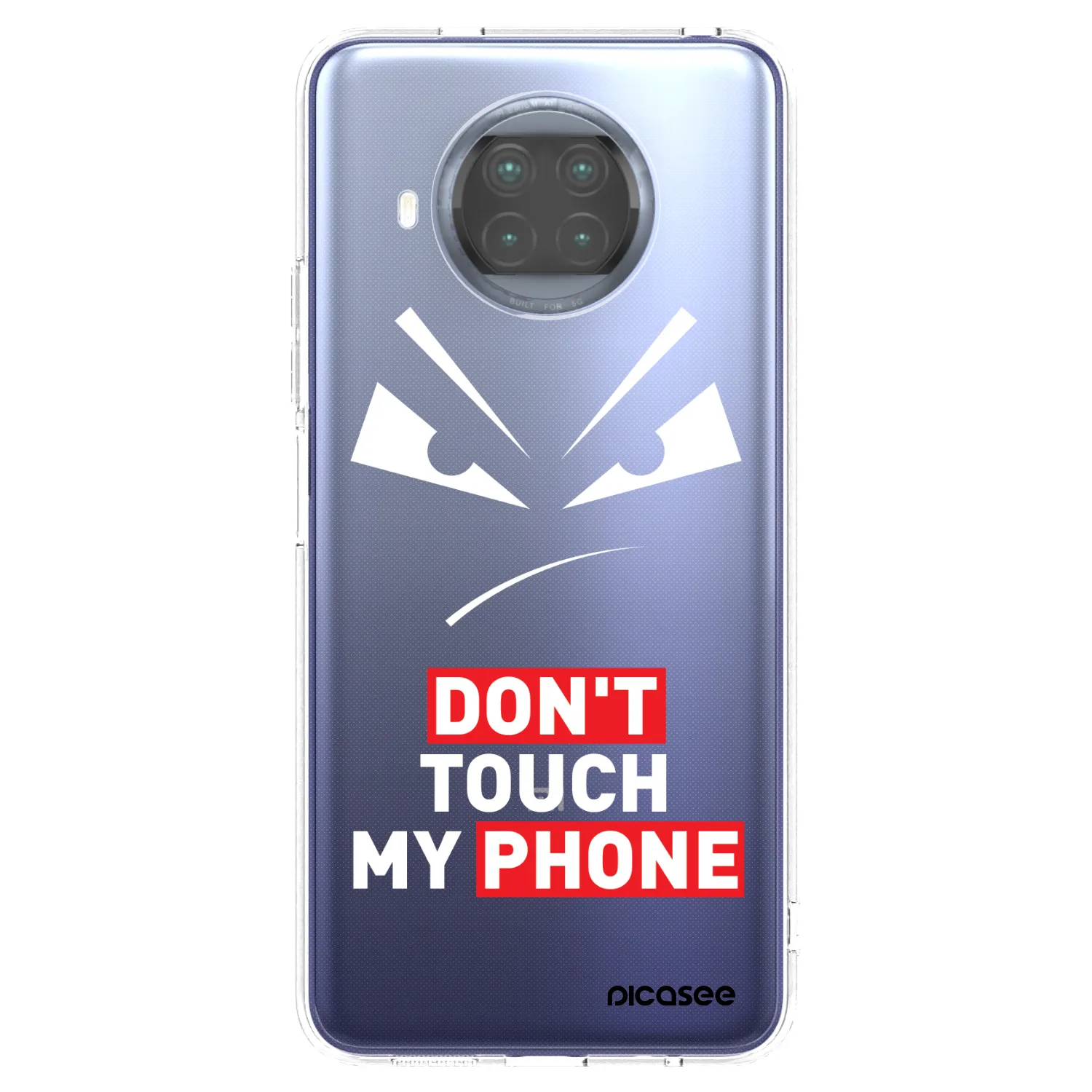 Picasee διαφανής θήκη σιλικόνης Xiaomi Mi 10T Lite - Evil Eye - Transparent