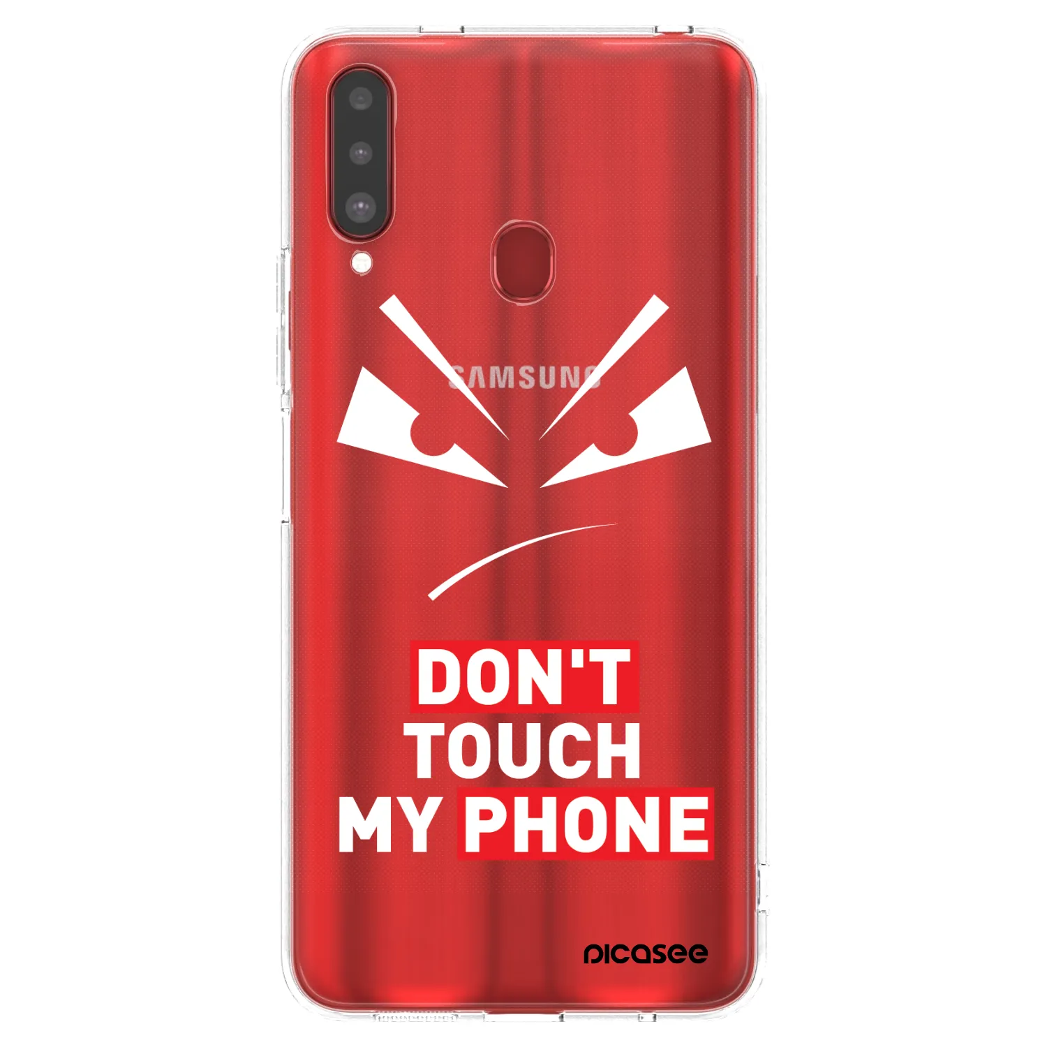 Picasee διαφανής θήκη σιλικόνης Samsung Galaxy A20s - Evil Eye - Transparent
