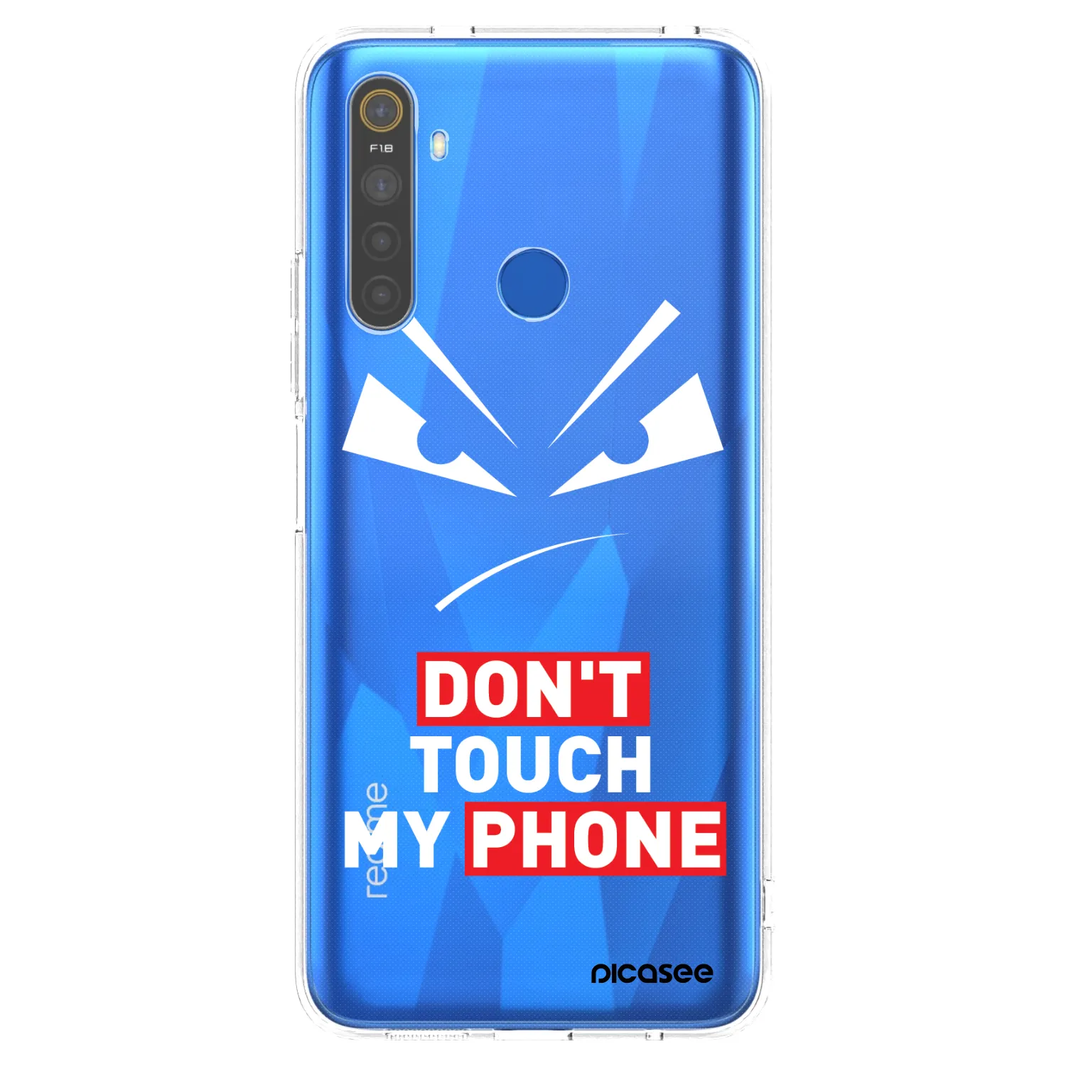 Picasee διαφανής θήκη σιλικόνης Realme 5 - Evil Eye - Transparent