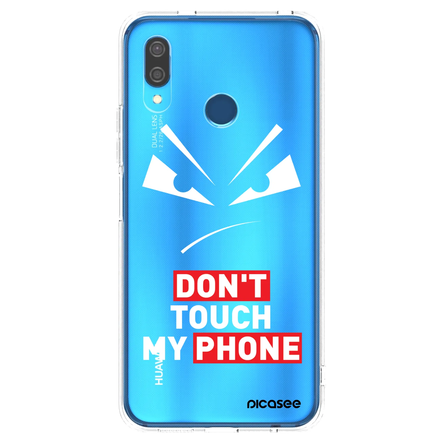 Picasee διαφανής θήκη σιλικόνης Huawei P20 Lite - Evil Eye - Transparent