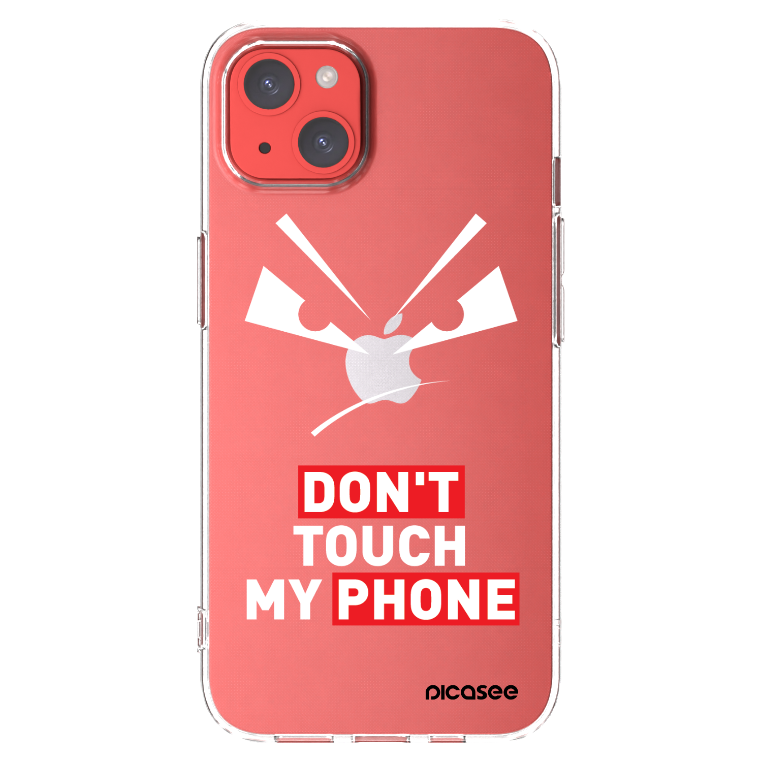 Picasee διαφανής θήκη σιλικόνης Apple iPhone 13 - Evil Eye - Transparent