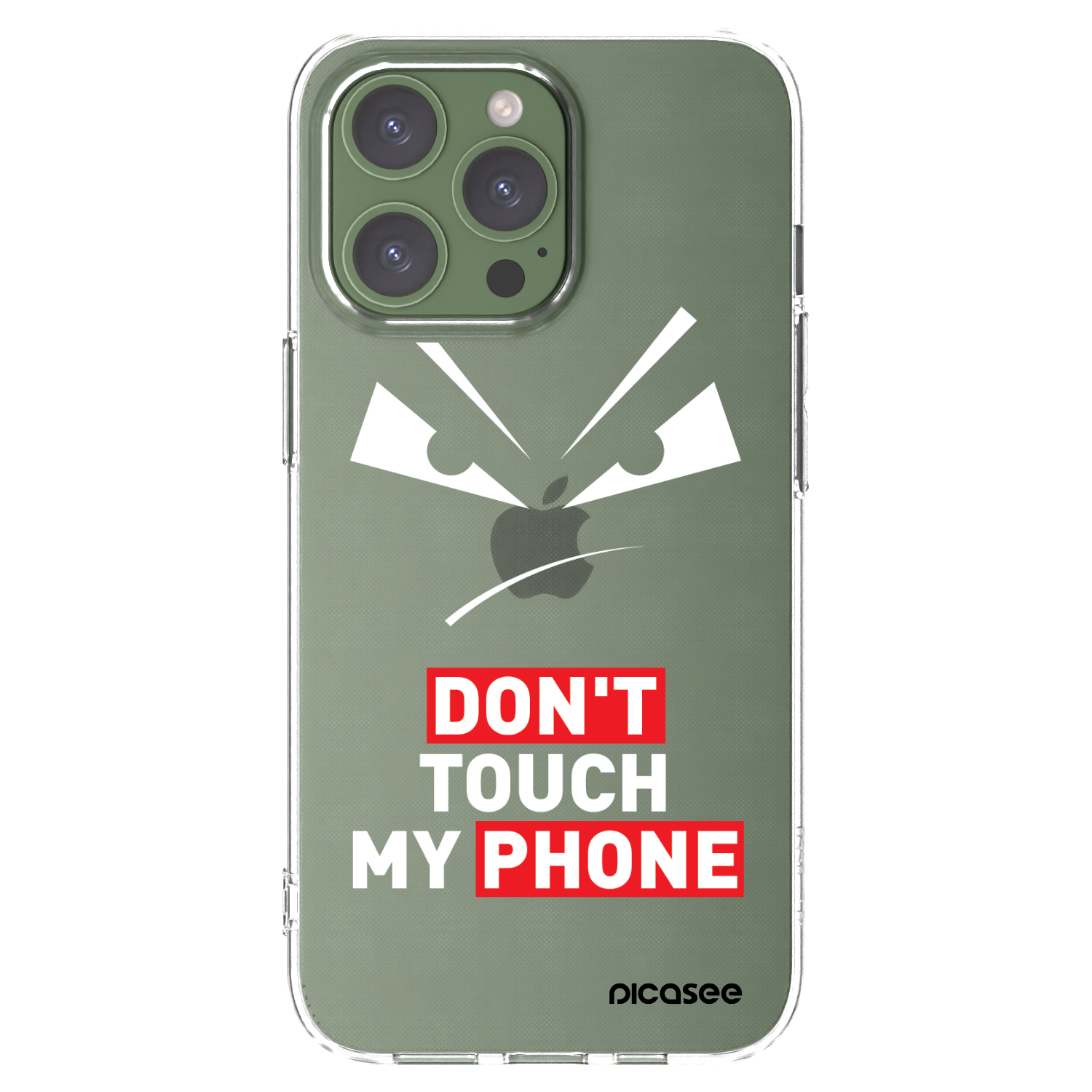 Picasee διαφανής θήκη σιλικόνης Apple iPhone 13 Pro - Evil Eye - Transparent