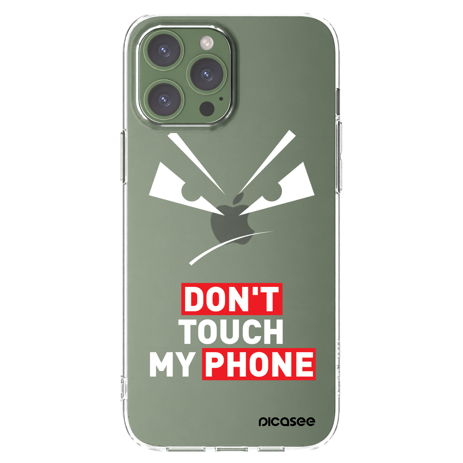 Picasee διαφανής θήκη σιλικόνης Apple iPhone 13 Pro Max - Evil Eye - Transparent