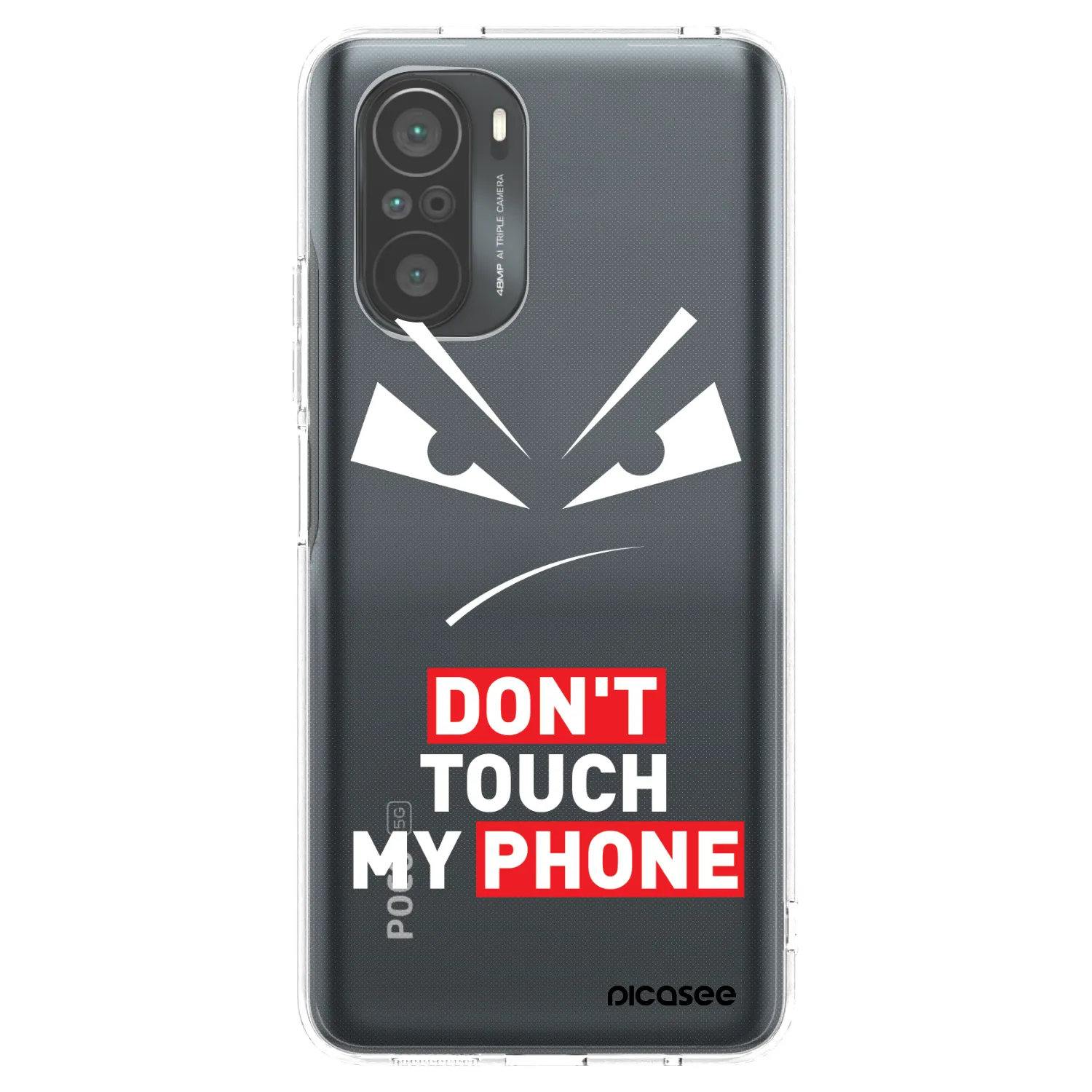Picasee διαφανής θήκη σιλικόνης Xiaomi Poco F3 - Evil Eye - Transparent