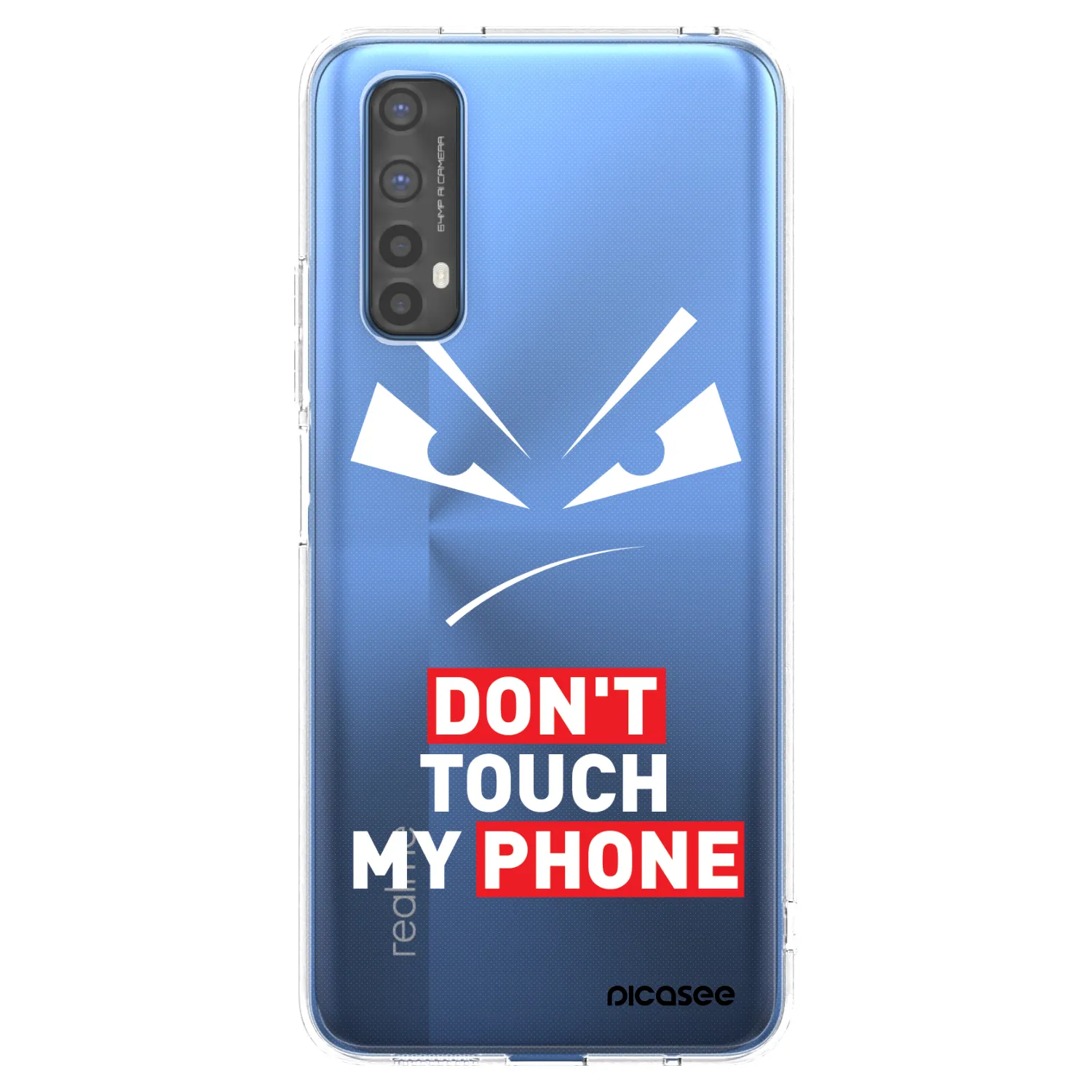 Picasee διαφανής θήκη σιλικόνης Realme 7 - Evil Eye - Transparent