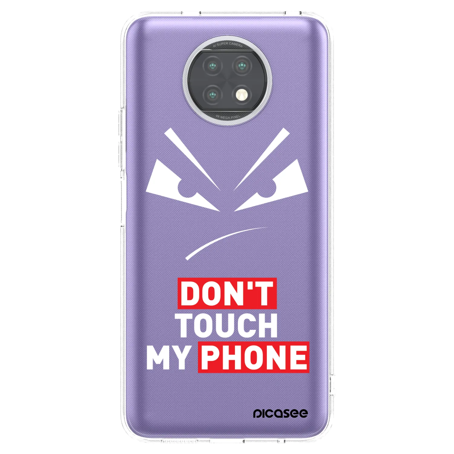 Picasee διαφανής θήκη σιλικόνης Xiaomi Redmi Note 9T - Evil Eye - Transparent