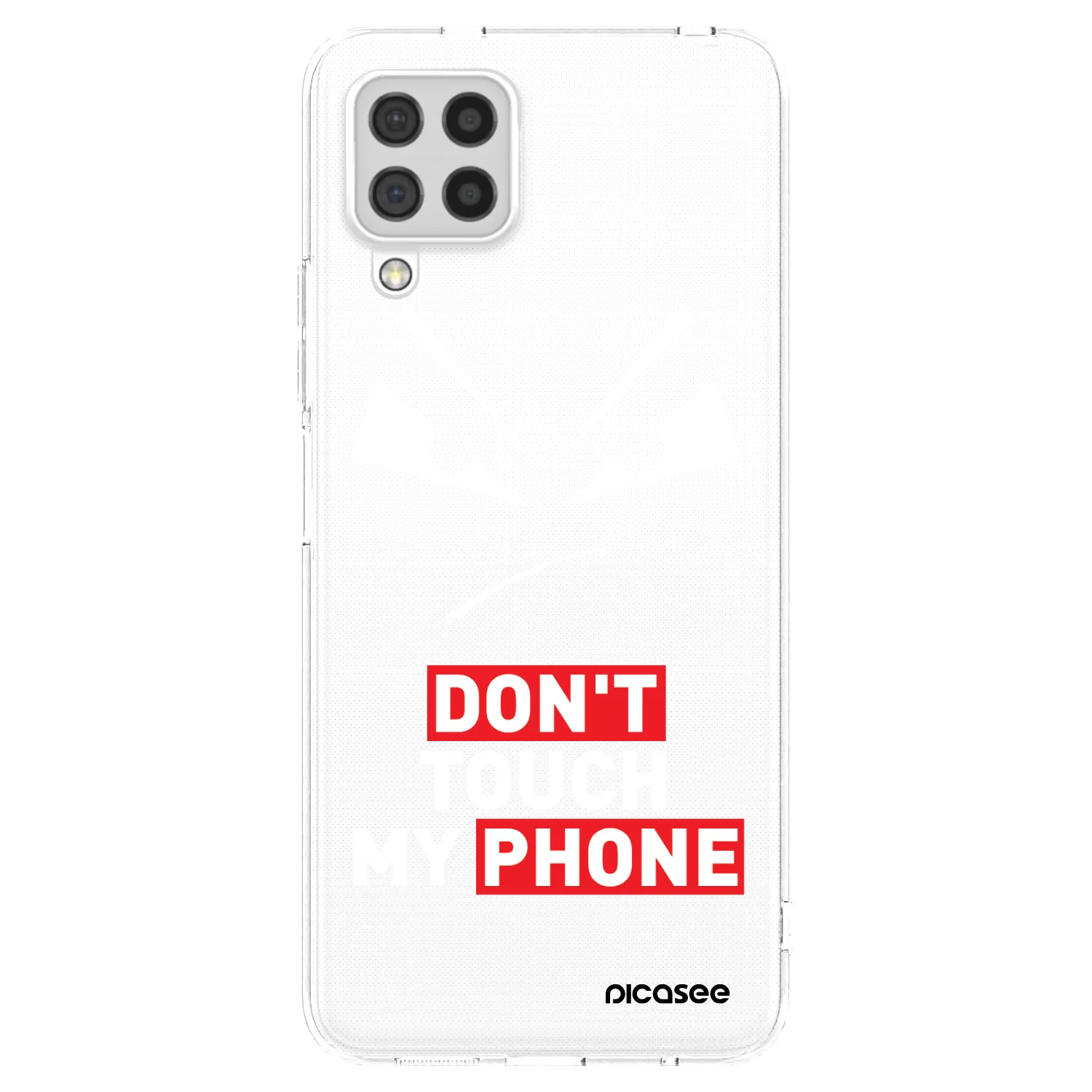 Picasee διαφανής θήκη σιλικόνης Samsung Galaxy A22 A225F 4G - Evil Eye - Transparent