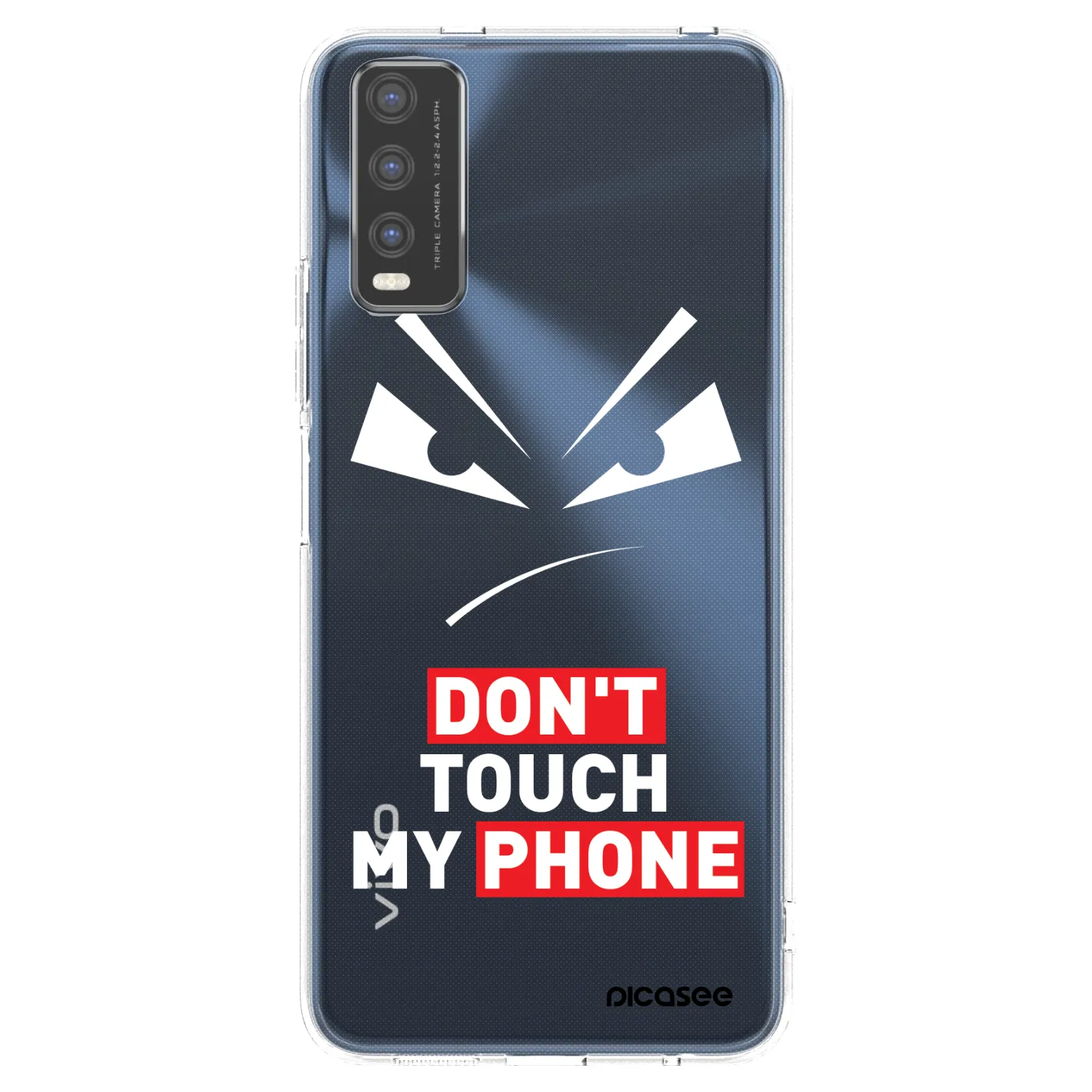 Picasee διαφανής θήκη σιλικόνης Vivo Y20s - Evil Eye - Transparent
