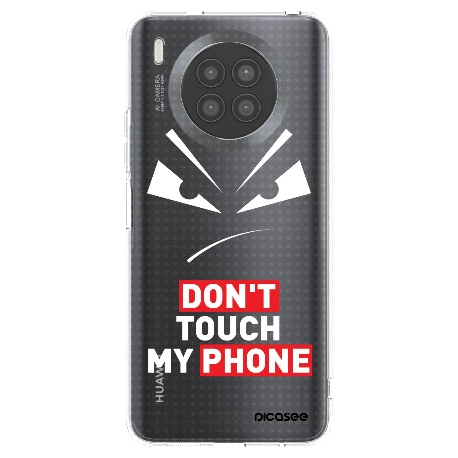 Picasee διαφανής θήκη σιλικόνης Huawei Nova 8i - Evil Eye - Transparent