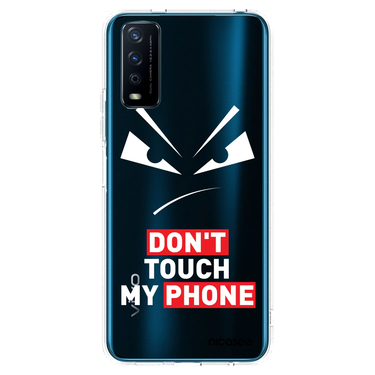 Picasee διαφανής θήκη σιλικόνης Vivo Y11s - Evil Eye - Transparent