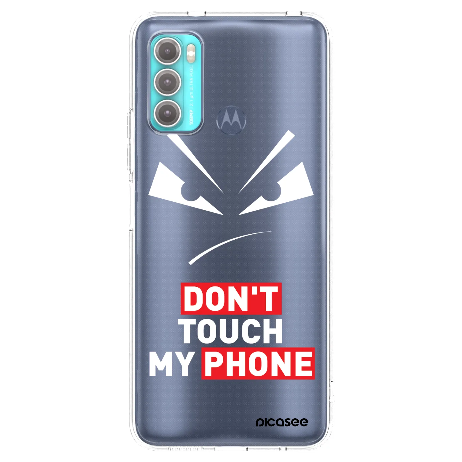 Picasee διαφανής θήκη σιλικόνης Motorola Moto G60 - Evil Eye - Transparent