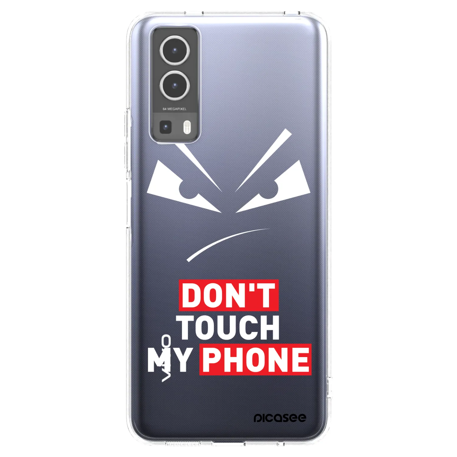Picasee διαφανής θήκη σιλικόνης Vivo Y72 5G - Evil Eye - Transparent