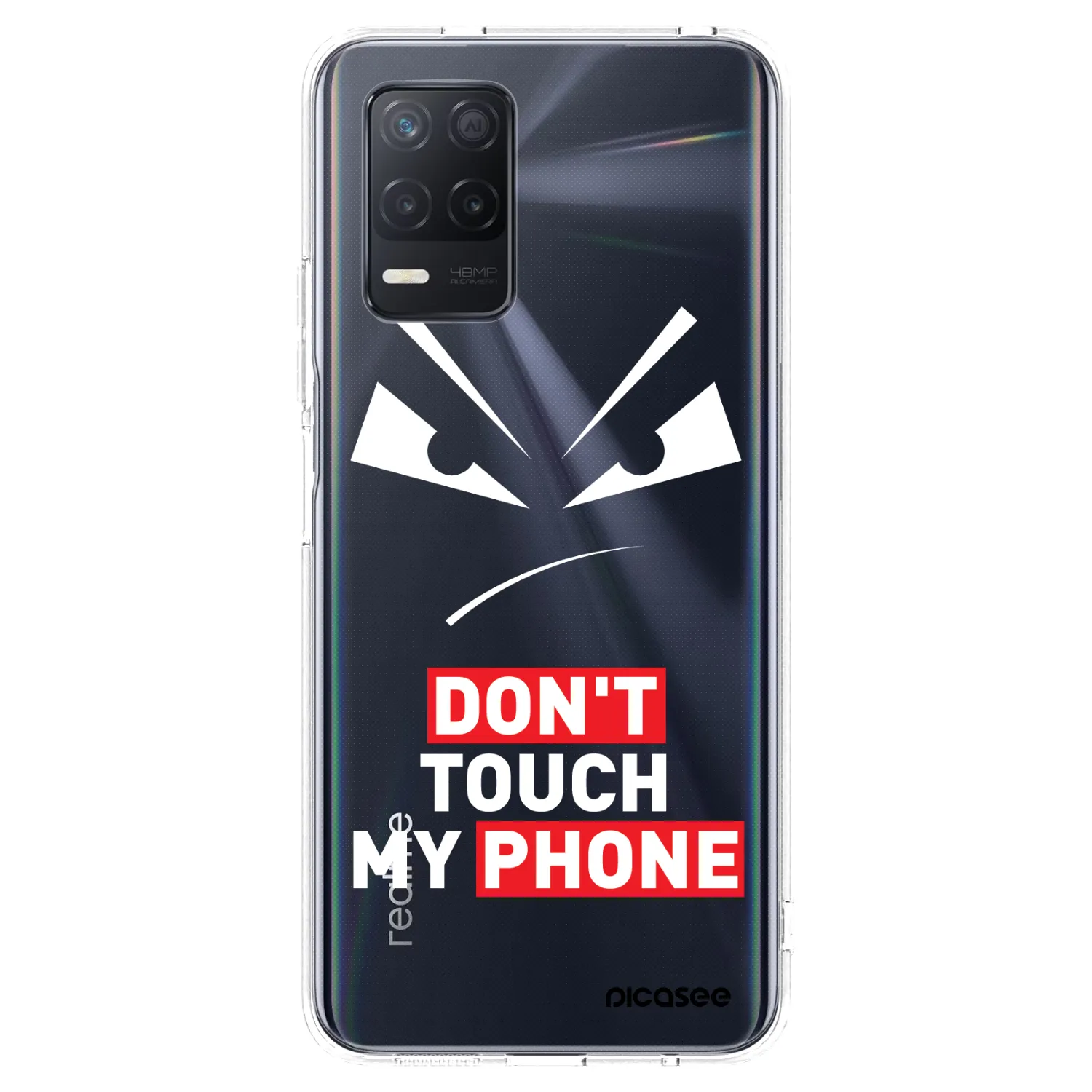 Picasee διαφανής θήκη σιλικόνης Realme 8 5G - Evil Eye - Transparent