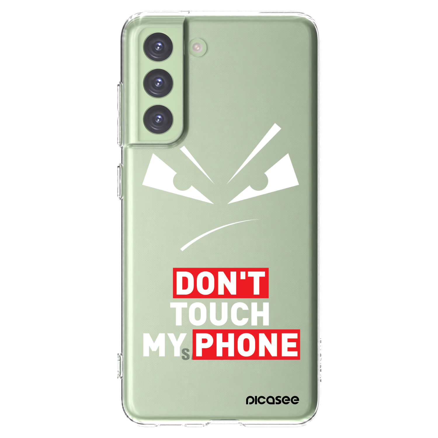 Picasee διαφανής θήκη σιλικόνης Samsung Galaxy S21 FE 5G - Evil Eye - Transparent
