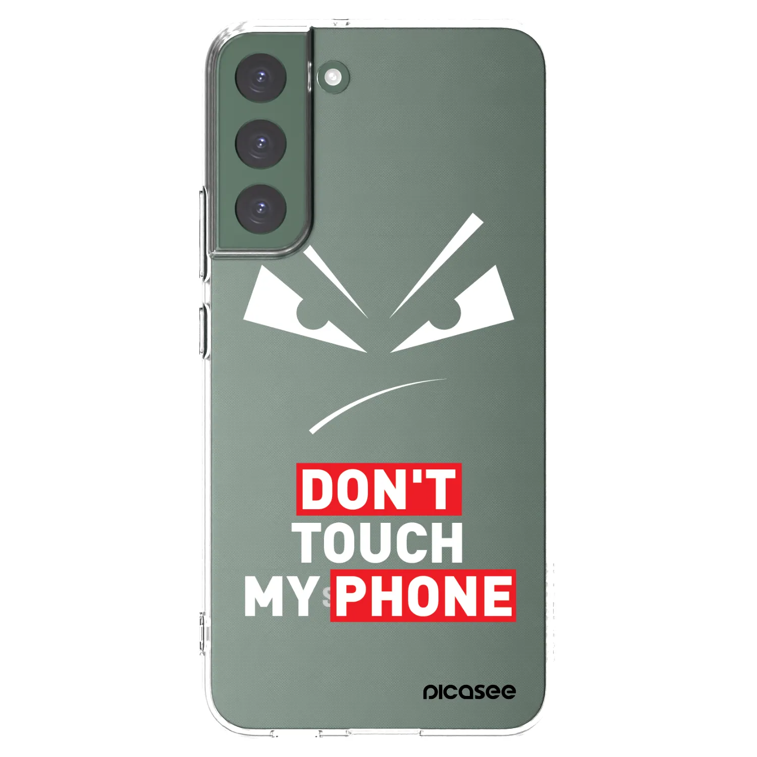Picasee διαφανής θήκη σιλικόνης Samsung Galaxy S22+ 5G - Evil Eye - Transparent