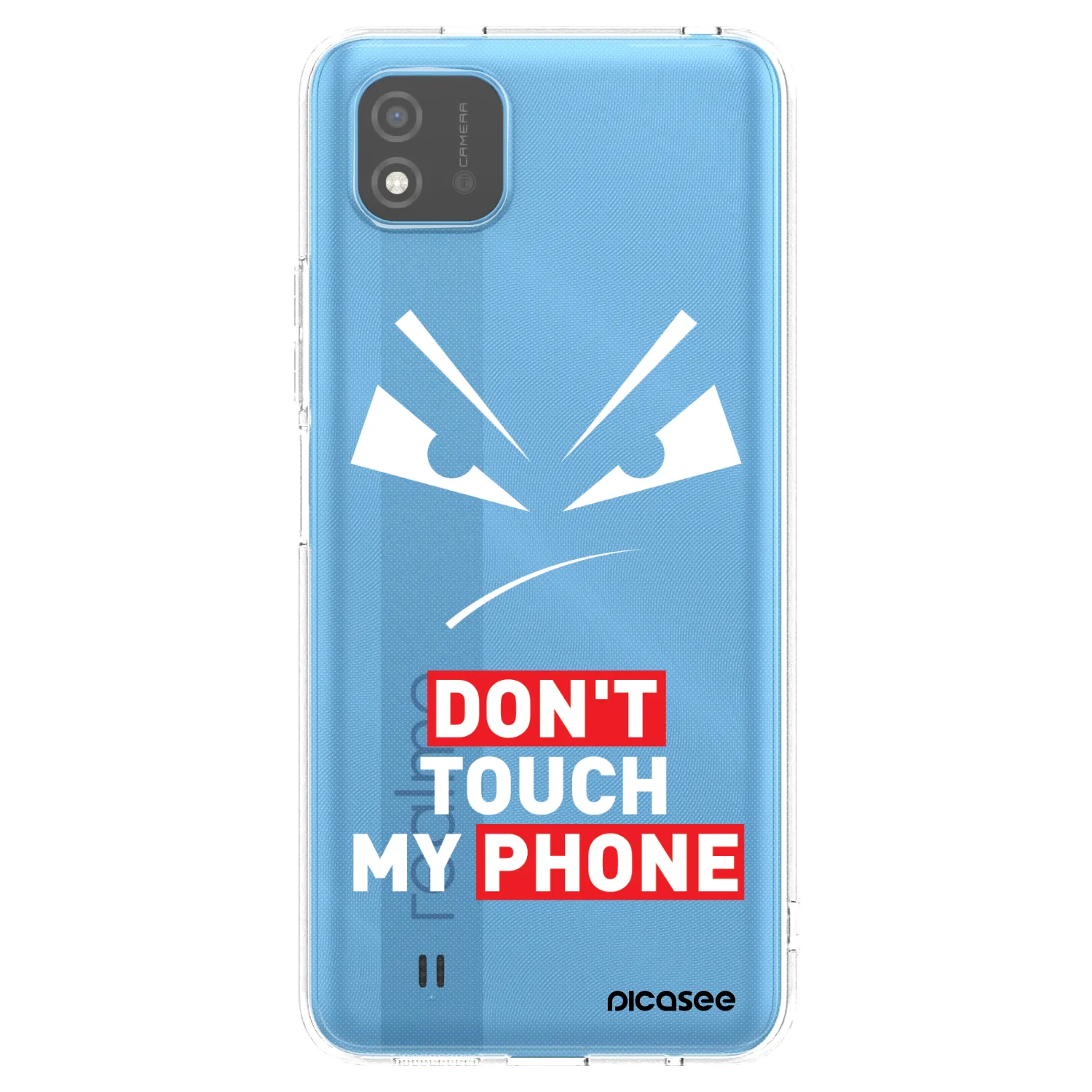 Picasee διαφανής θήκη σιλικόνης Realme C11 (2021) - Evil Eye - Transparent