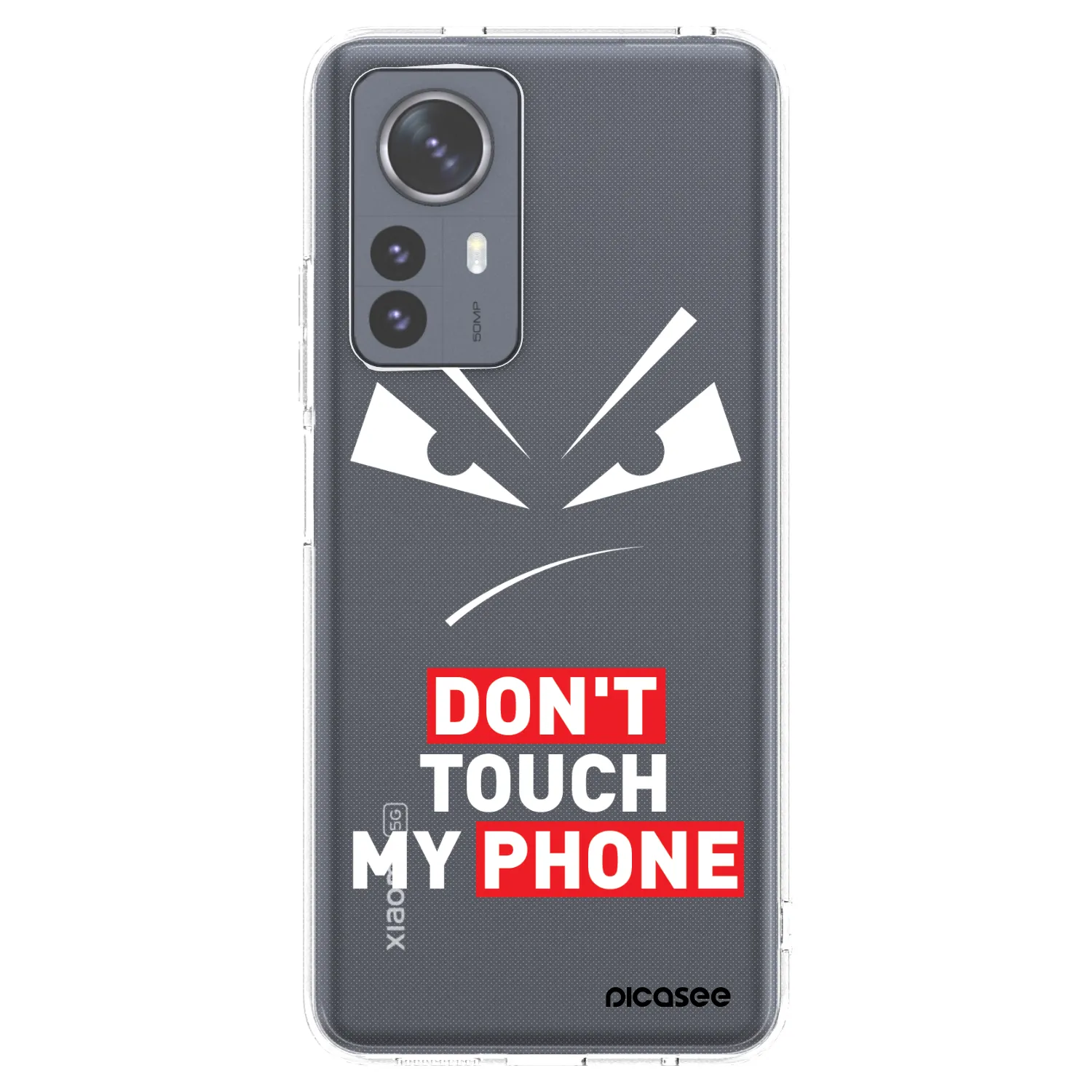 Picasee διαφανής θήκη σιλικόνης Xiaomi 12 Pro - Evil Eye - Transparent