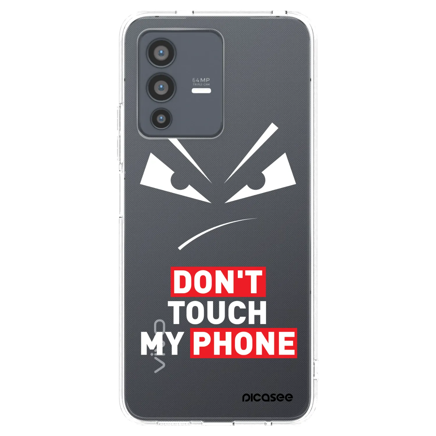 Picasee διαφανής θήκη σιλικόνης Vivo V23 5G - Evil Eye - Transparent