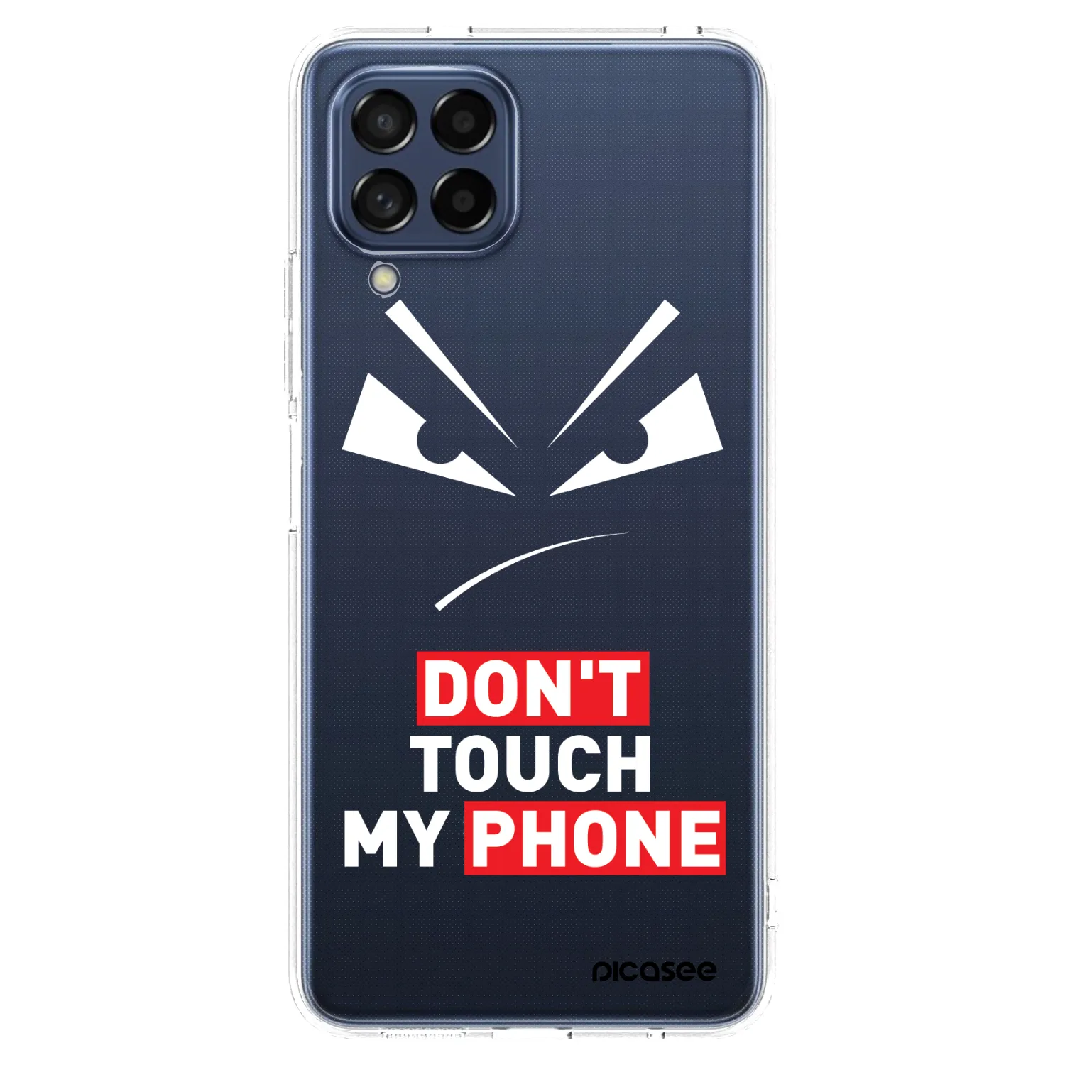 Picasee διαφανής θήκη σιλικόνης Samsung Galaxy M53 5G - Evil Eye - Transparent