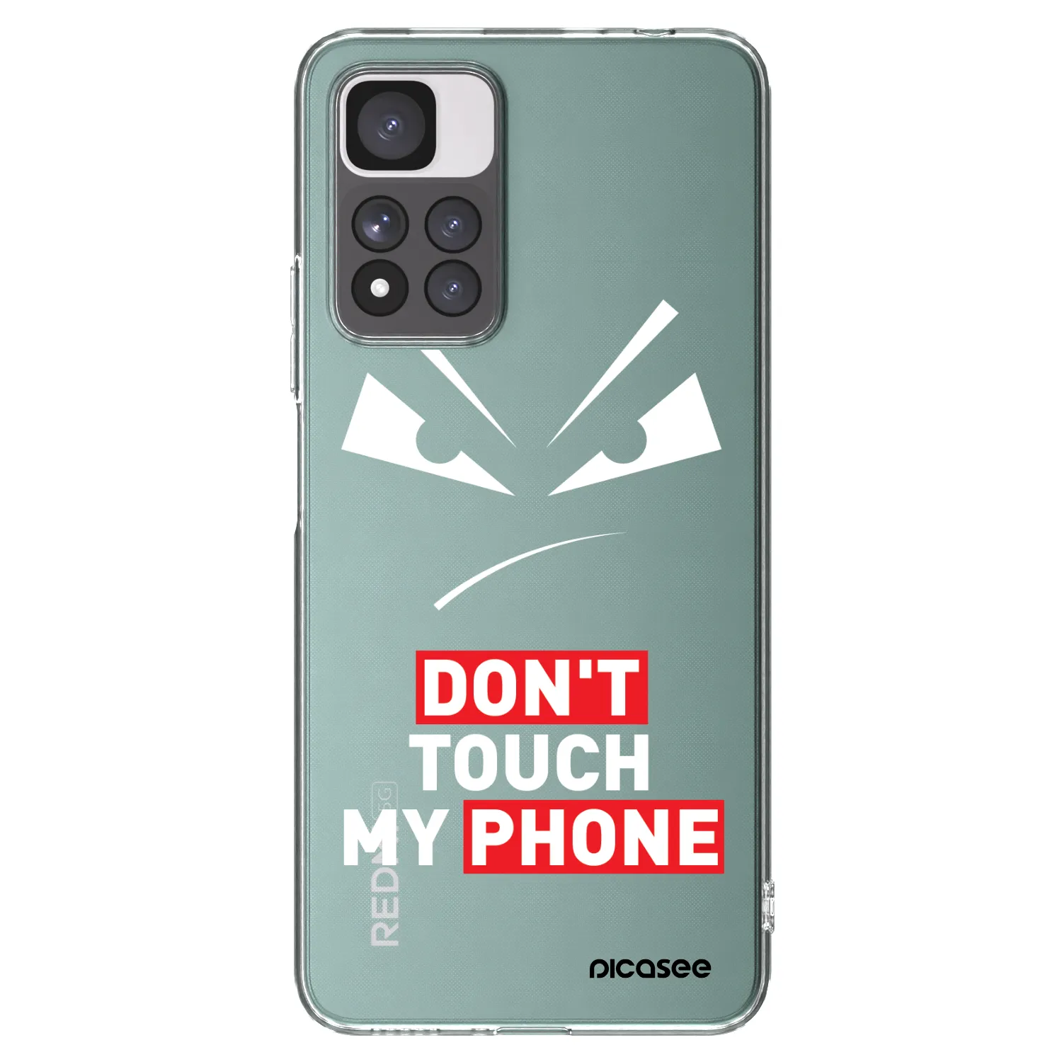 Picasee διαφανής θήκη σιλικόνης Xiaomi Redmi Note 11 Pro+ 5G - Evil Eye - Transparent