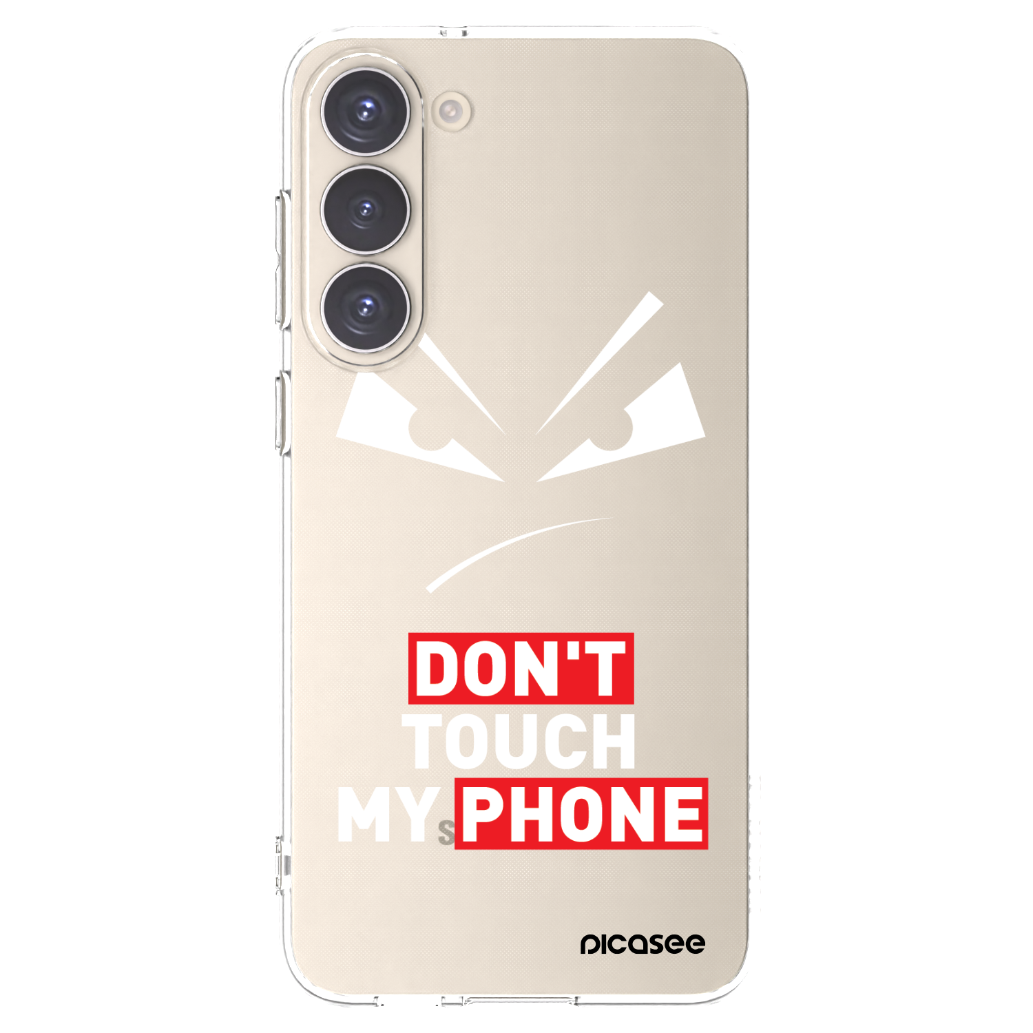 Picasee διαφανής θήκη σιλικόνης Samsung Galaxy S23+ 5G - Evil Eye - Transparent