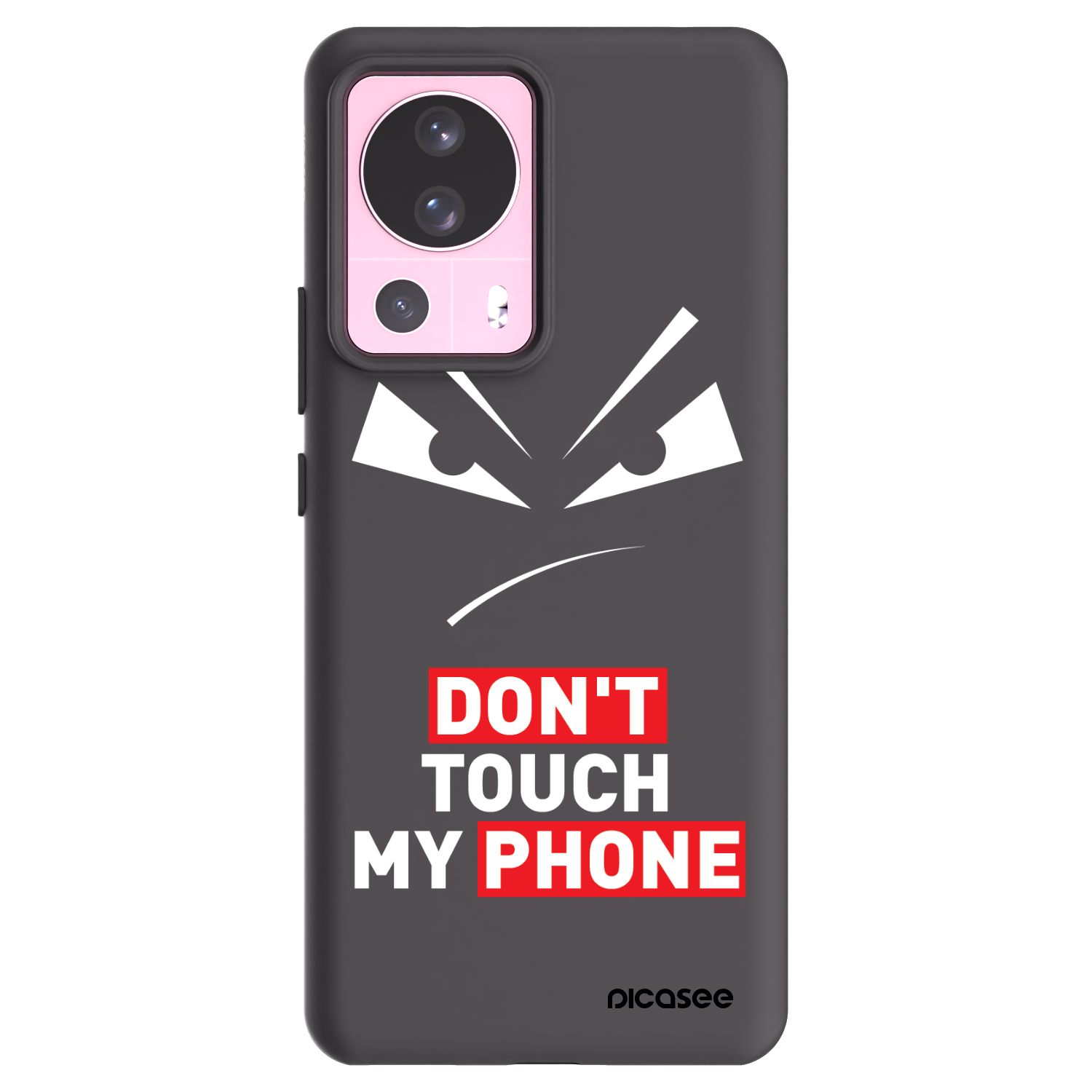 Picasee Μαύρη θήκη σιλικόνης για Xiaomi 13 Lite - Evil Eye - Transparent