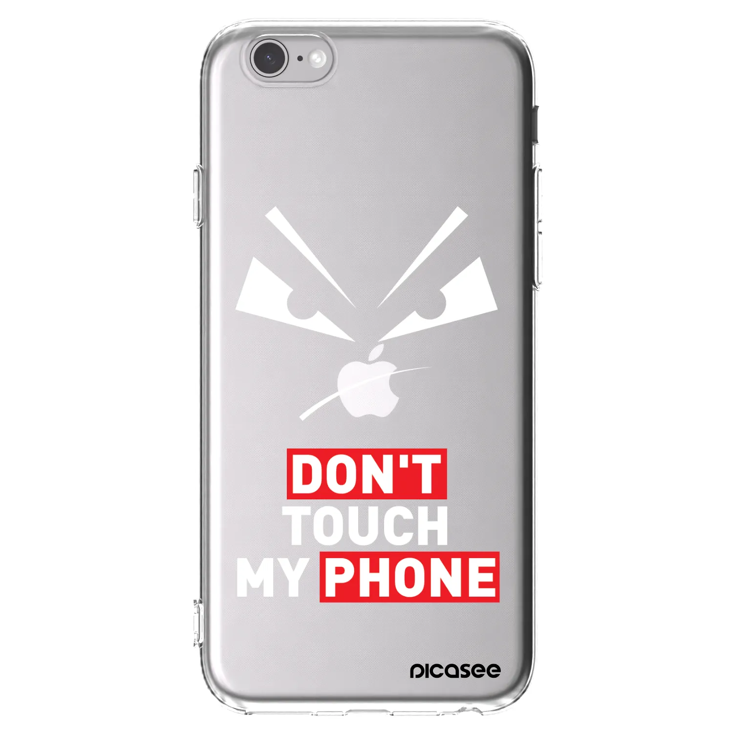Picasee διαφανής θήκη σιλικόνης Apple iPhone 6/6S - Evil Eye - Transparent