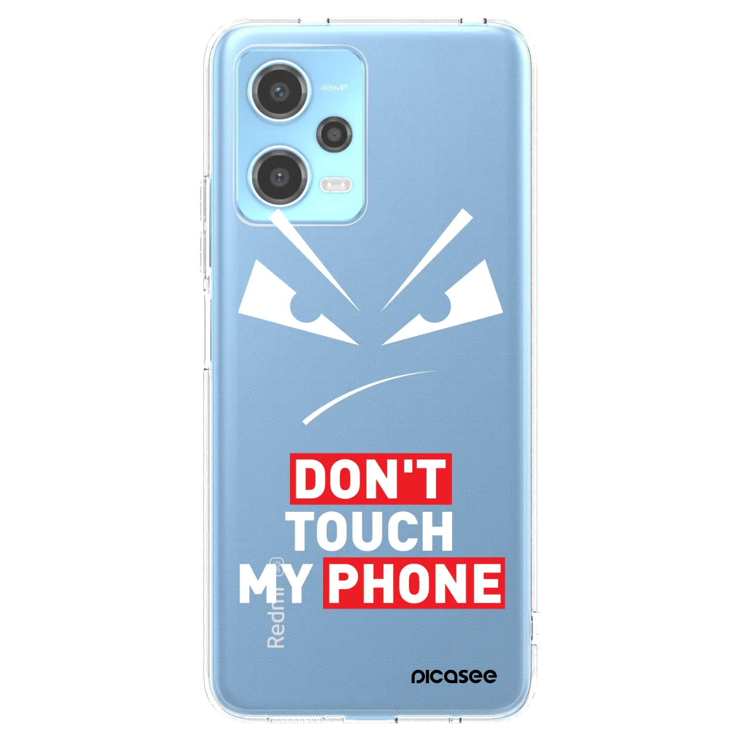 Picasee διαφανής θήκη σιλικόνης Xiaomi Redmi Note 12 5G - Evil Eye - Transparent