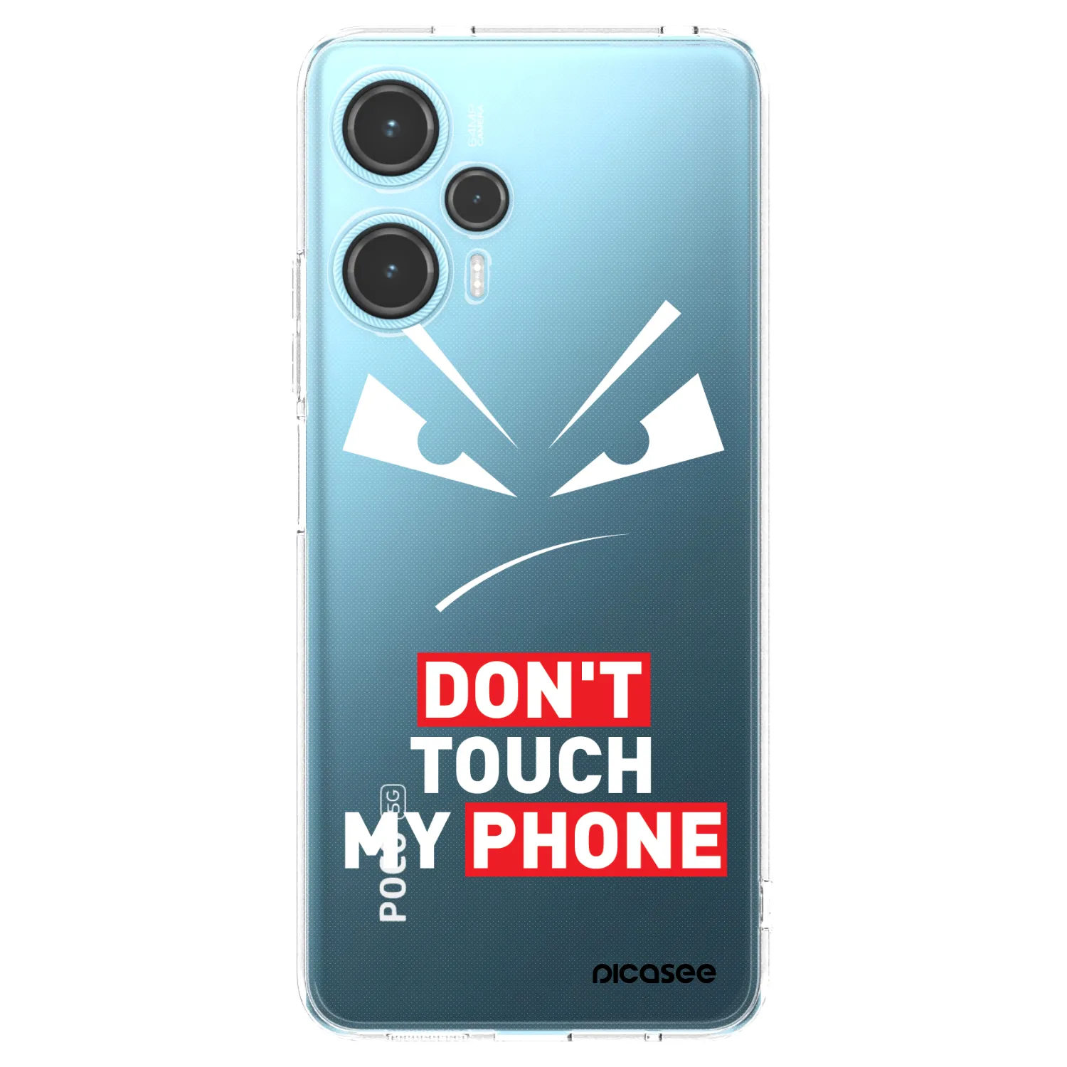 Picasee διαφανής θήκη σιλικόνης Xiaomi Poco F5 - Evil Eye - Transparent