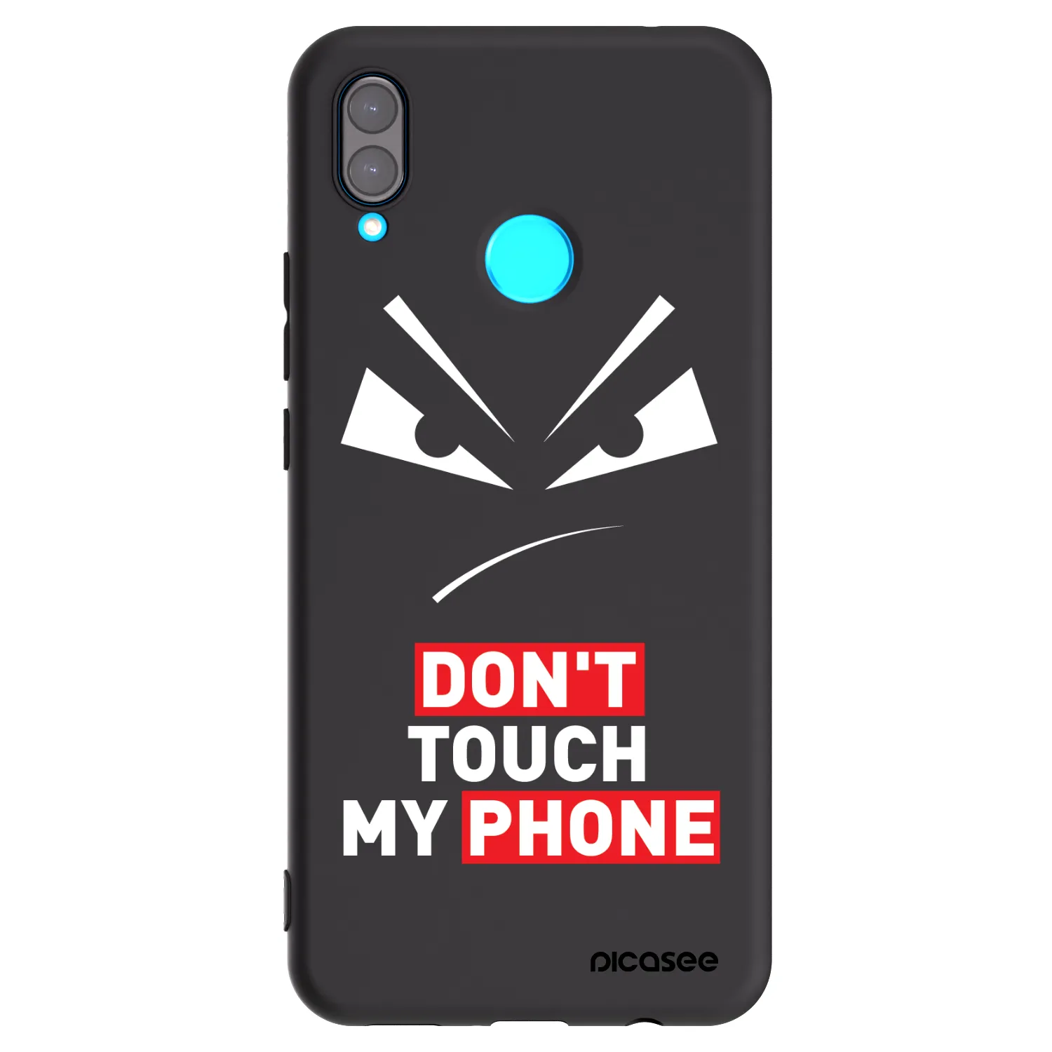 Picasee Μαύρη θήκη σιλικόνης για Huawei Nova 3i - Evil Eye - Transparent