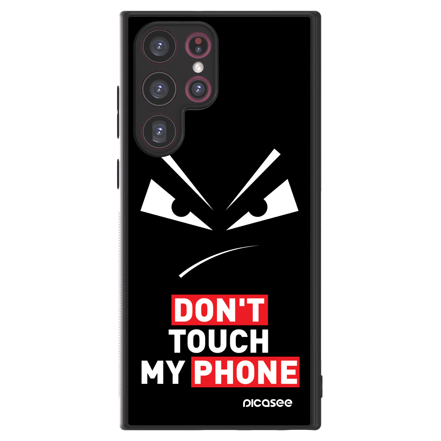 Picasee ULTIMATE CASE PowerShare για Samsung Galaxy S22 Ultra 5G - Evil Eye - Transparent