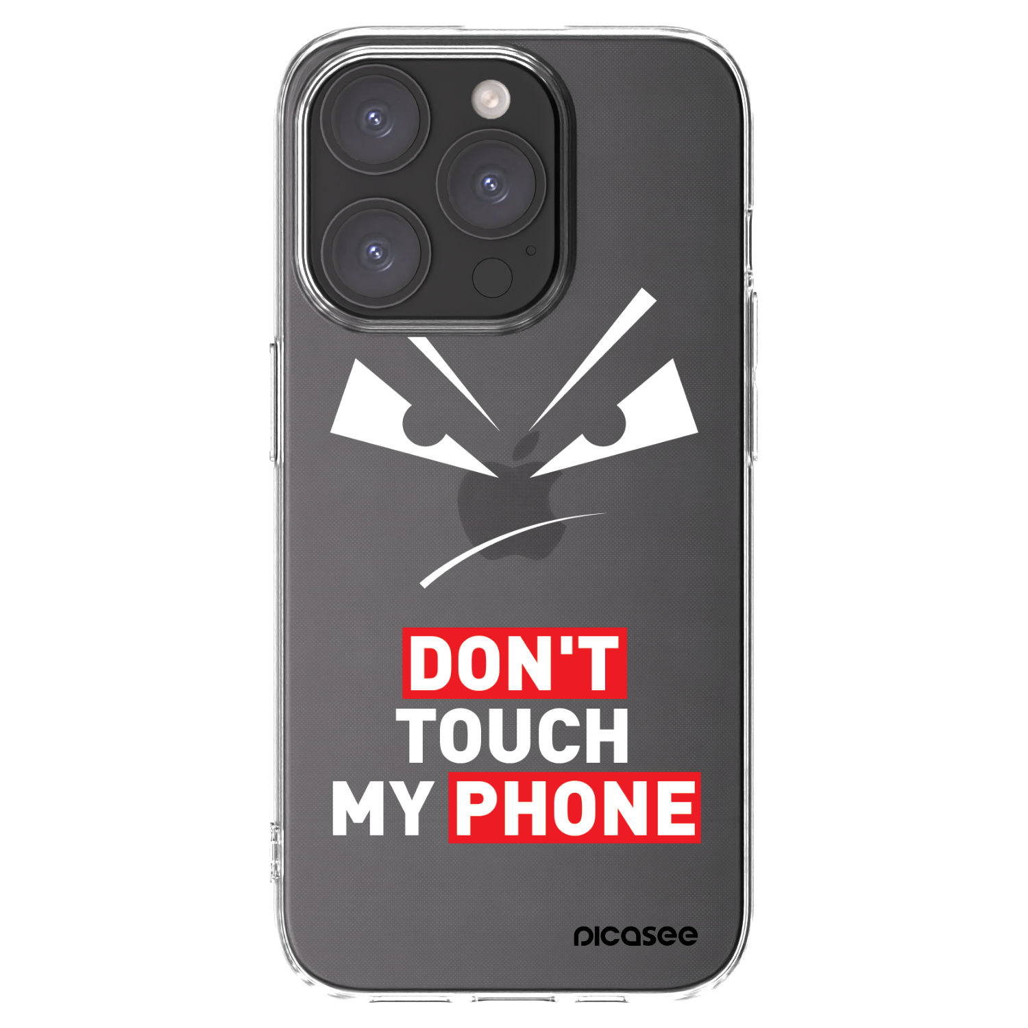 Picasee διαφανής θήκη σιλικόνης Apple iPhone 15 Pro - Evil Eye - Transparent