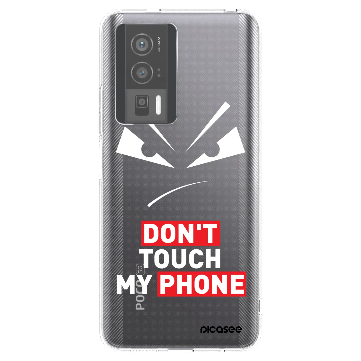 Picasee διαφανής θήκη σιλικόνης Xiaomi Poco F5 Pro 5G - Evil Eye - Transparent