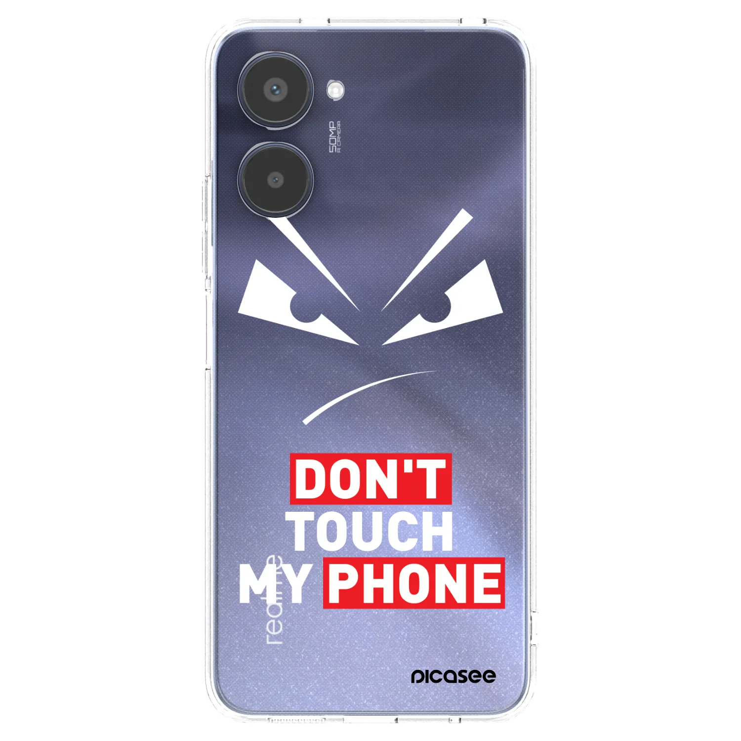 Picasee διαφανής θήκη σιλικόνης Realme 10 4G - Evil Eye - Transparent