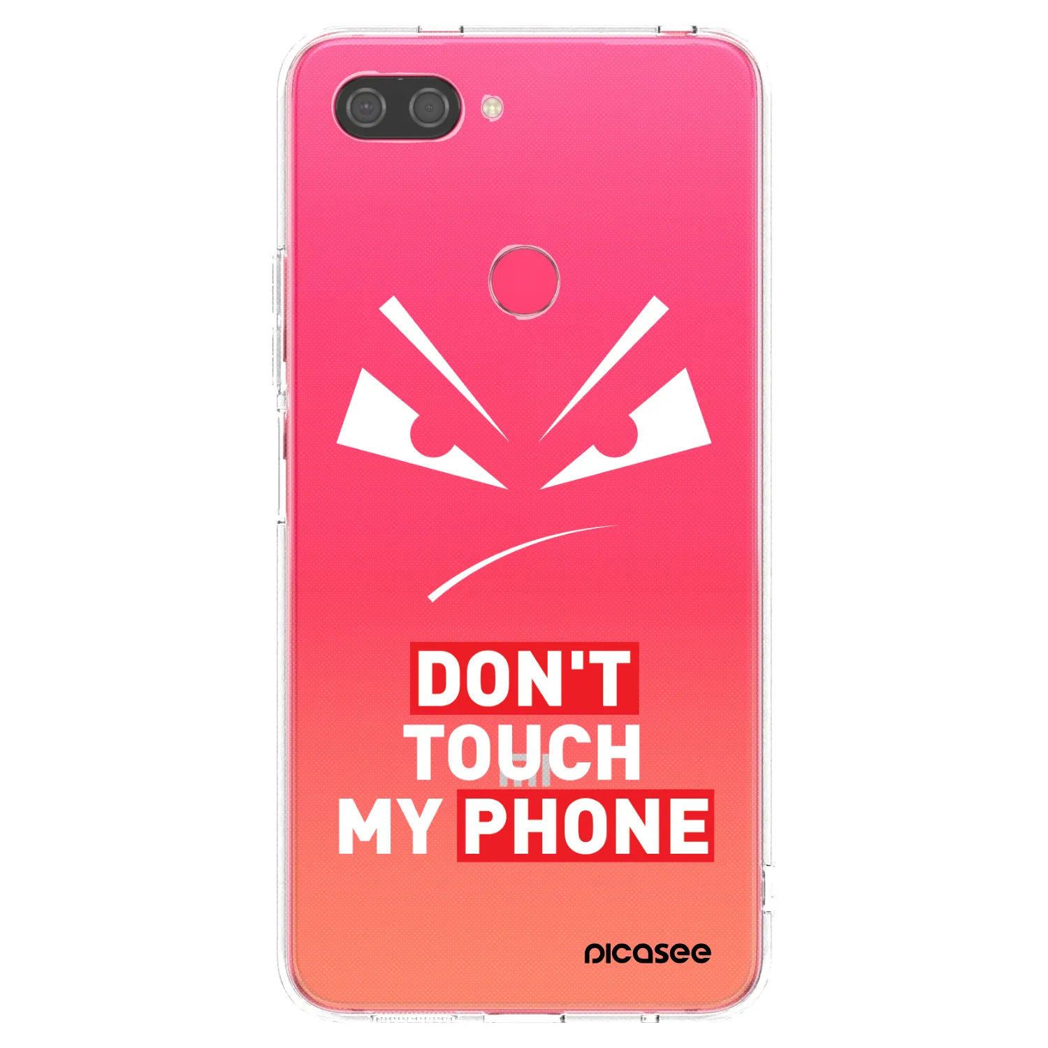 Picasee διαφανής θήκη σιλικόνης Xiaomi Mi 8 Lite - Evil Eye - Transparent