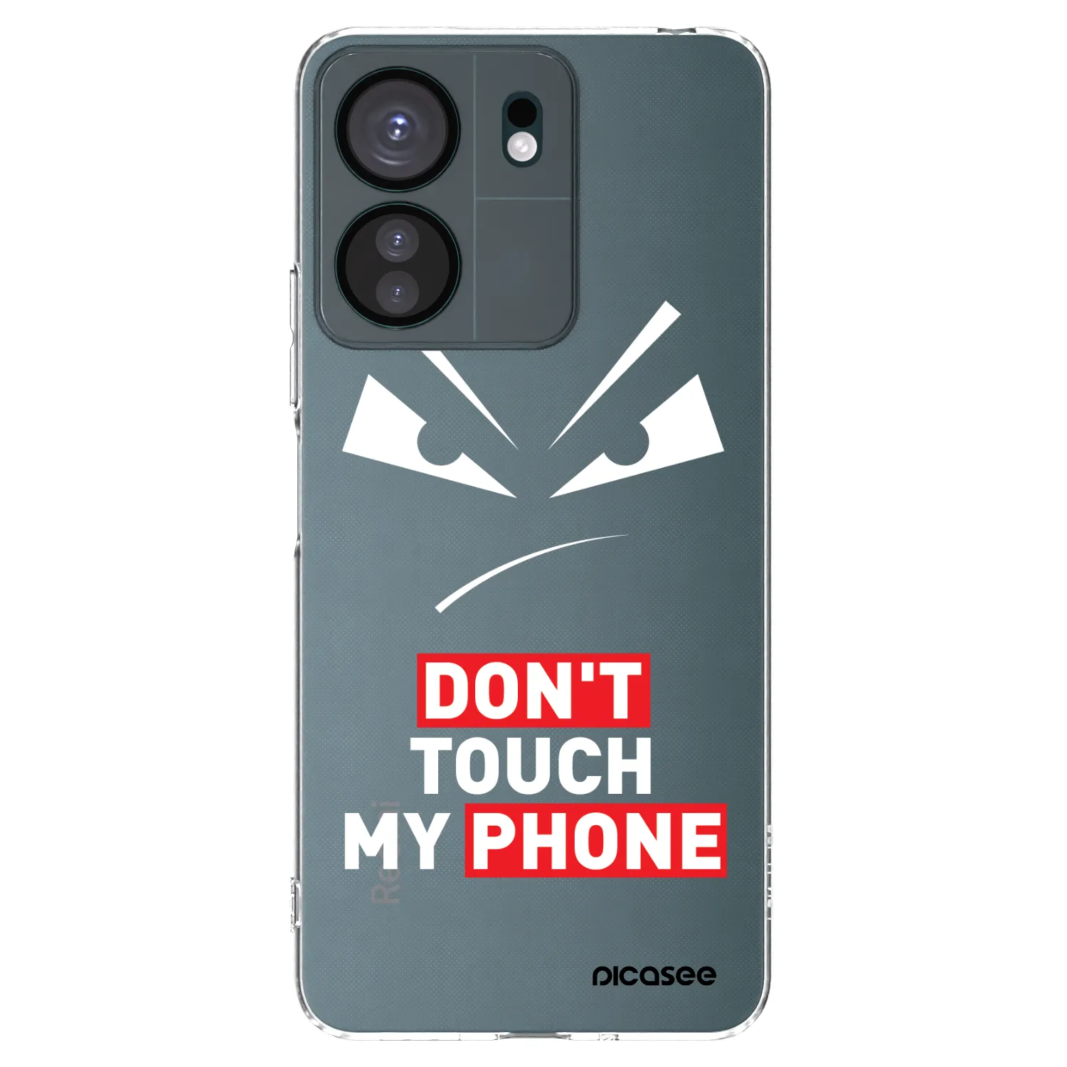 Picasee διαφανής θήκη σιλικόνης Xiaomi Redmi 13C 4G - Evil Eye - Transparent