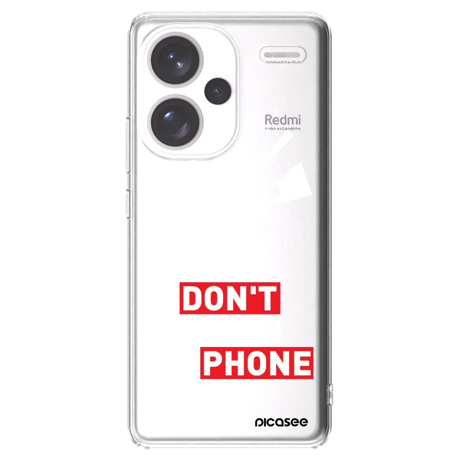 Picasee διαφανής θήκη σιλικόνης Xiaomi Redmi Note 13 Pro+ 5G - Evil Eye - Transparent