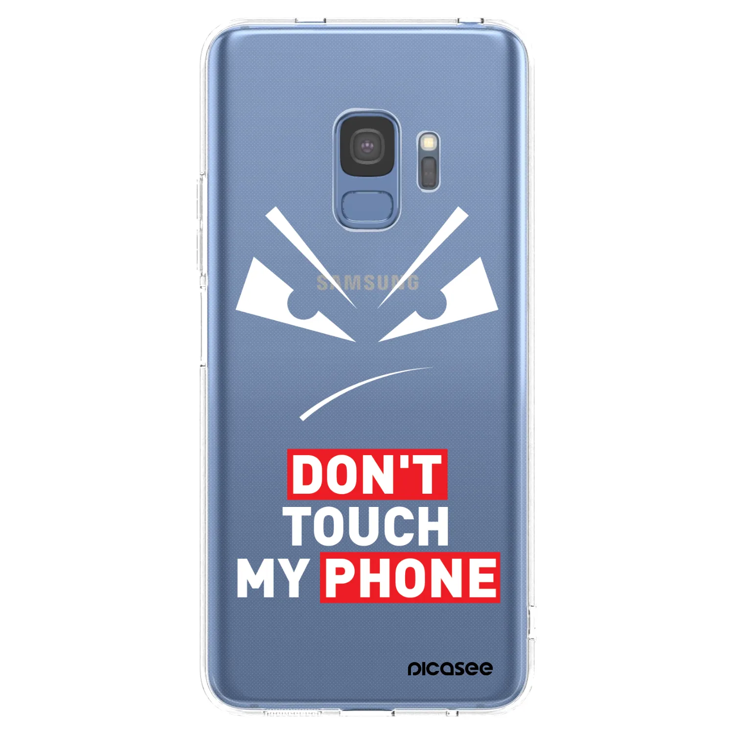 Picasee διαφανής θήκη σιλικόνης Samsung Galaxy S9 G960F - Evil Eye - Transparent
