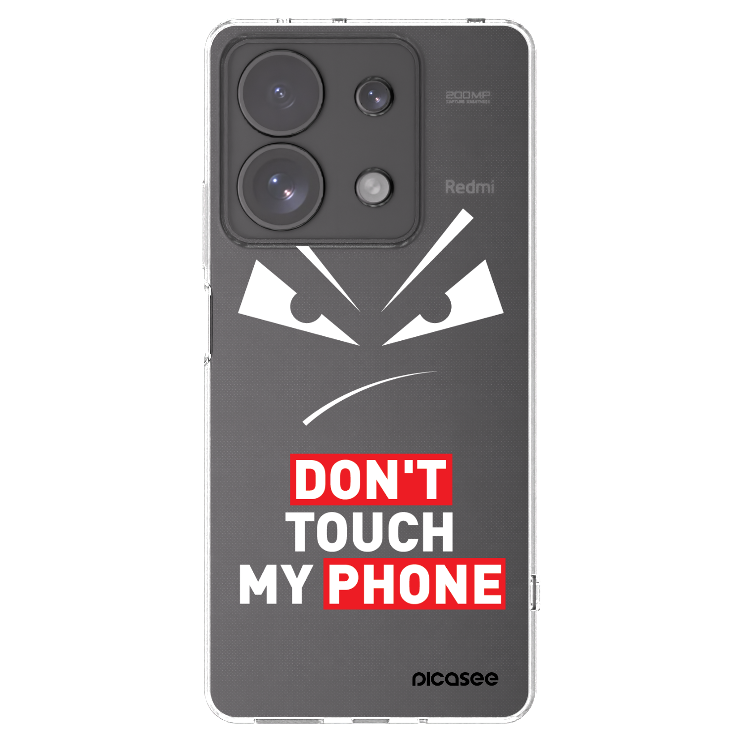 Picasee διαφανής θήκη σιλικόνης Xiaomi Redmi Note 13 Pro 4G - Evil Eye - Transparent