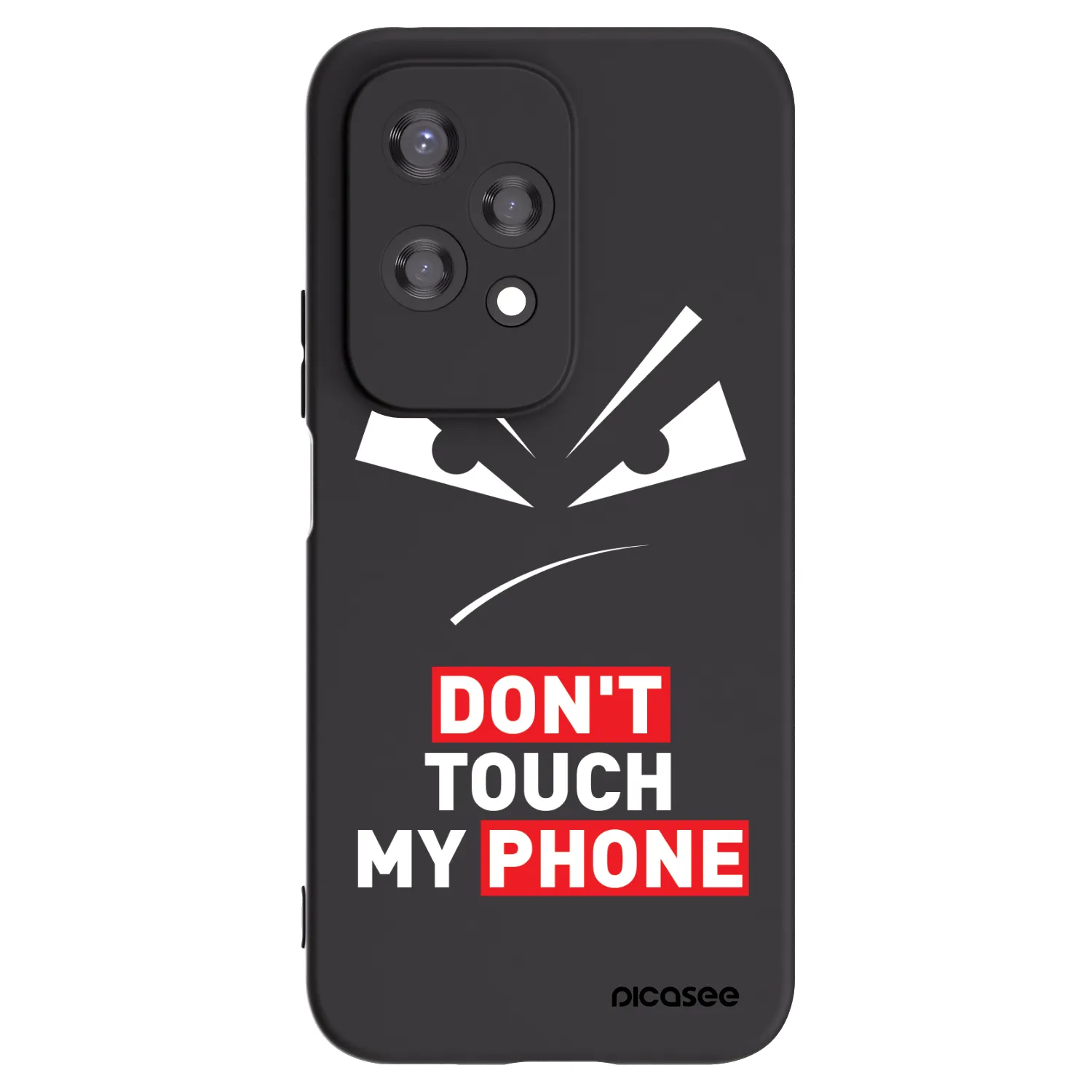 Picasee Μαύρη θήκη σιλικόνης για Honor 200 Lite - Evil Eye - Transparent