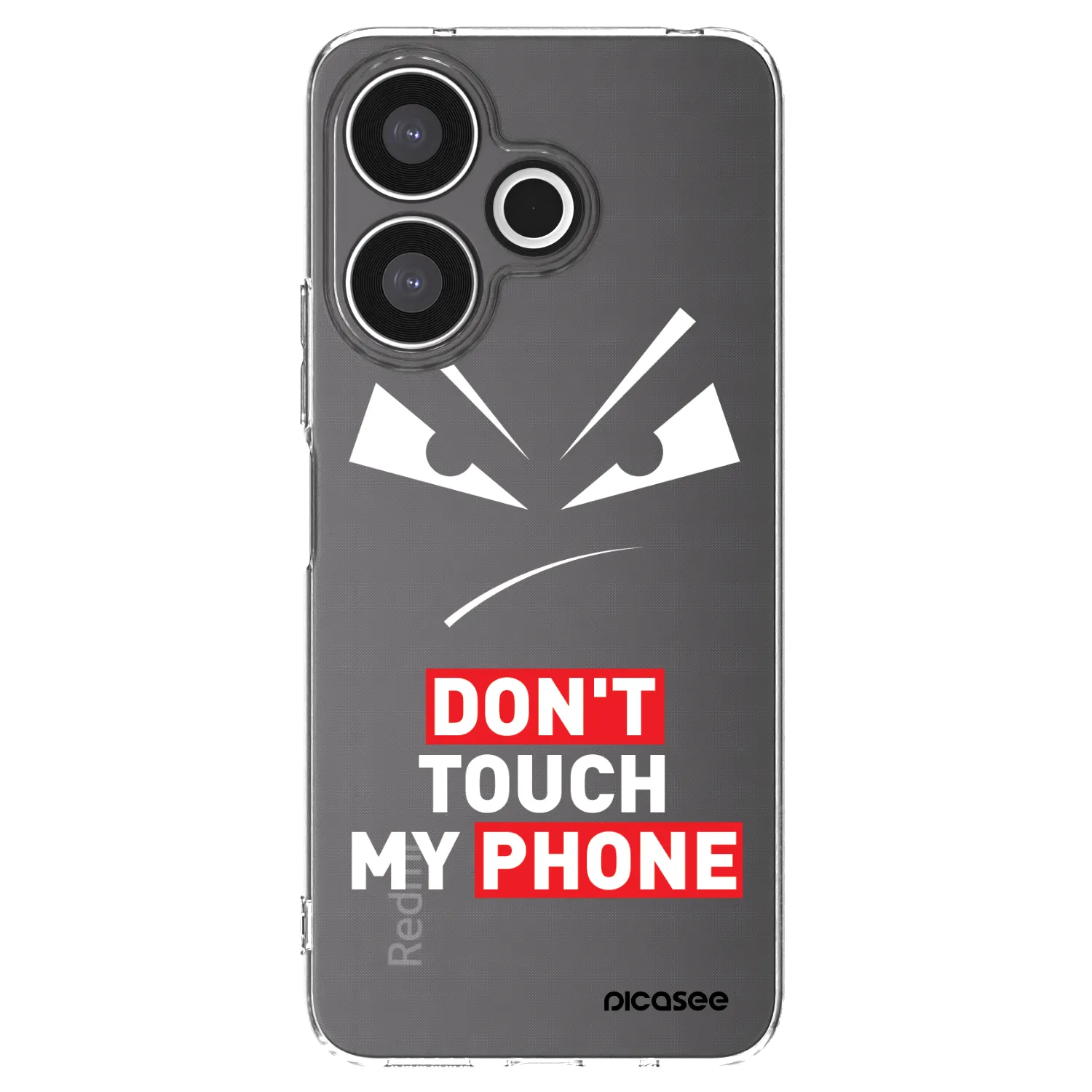 Picasee διαφανής θήκη σιλικόνης Xiaomi Redmi 13 4G - Evil Eye - Transparent